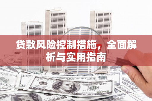 鄂城贷款风险控制措施，全面解析与实用指南