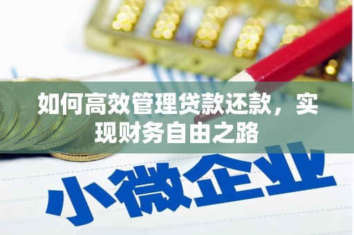 扶绥如何高效管理贷款还款，实现财务自由之路