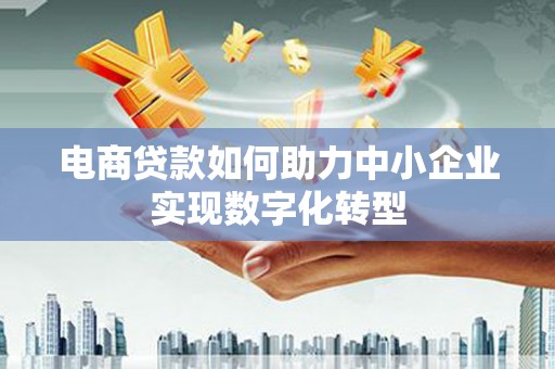 烟台电商贷款如何助力中小企业实现数字化转型