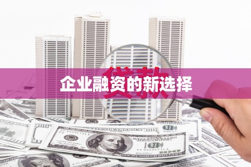 永清企业融资的新选择