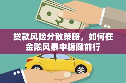 官渡贷款风险分散策略，如何在金融风暴中稳健前行