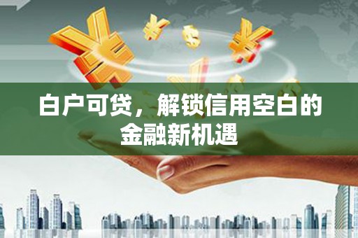 资兴白户可贷，解锁信用空白的金融新机遇