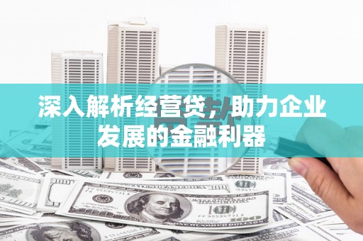 夏县深入解析经营贷，助力企业发展的金融利器