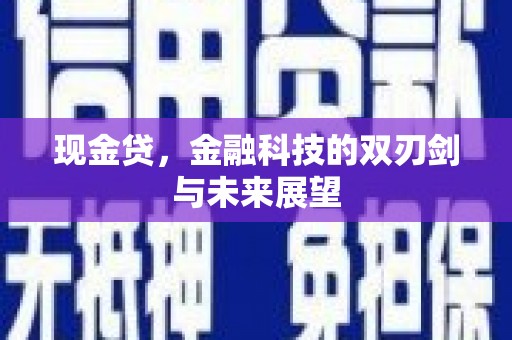 金华现金贷，金融科技的双刃剑与未来展望