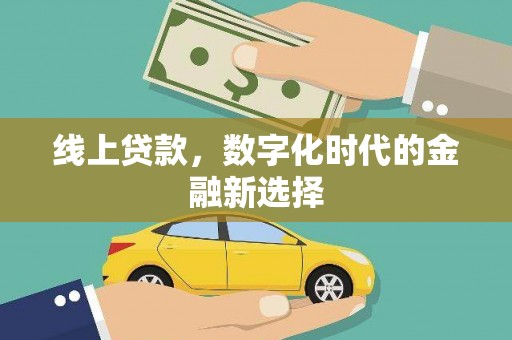 温州线上贷款，数字化时代的金融新选择