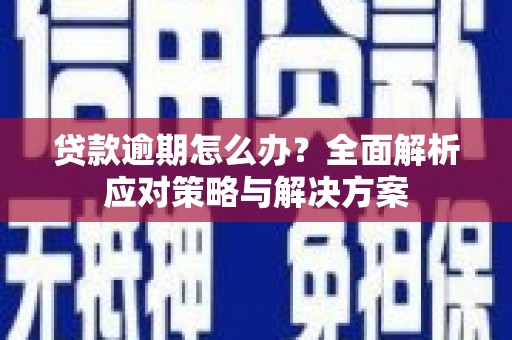 光明新区贷款逾期怎么办？全面解析应对策略与解决方案