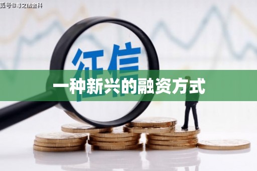绩溪一种新兴的融资方式